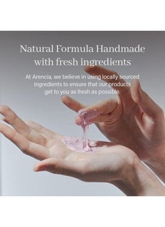 arencia Royal Rosehip Rice Cake Fresh Cleanser Moisturizing Brightening & Deepcleansing Made With Rice Water Rice Powder Pink Aloe Vera Extract Natural Vegan Crueltyfree Korean Mochi Cleanser  - Image 5