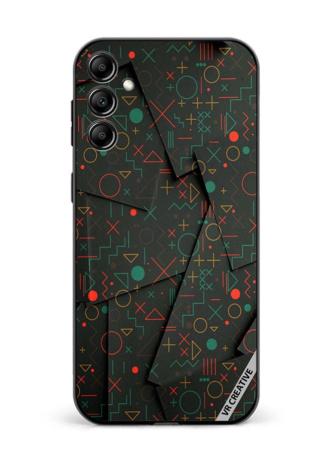 VR CREATIVE Protective Case Cover For Samsung Galaxy M54 Geometric Circles Design Multicolour - Image 1