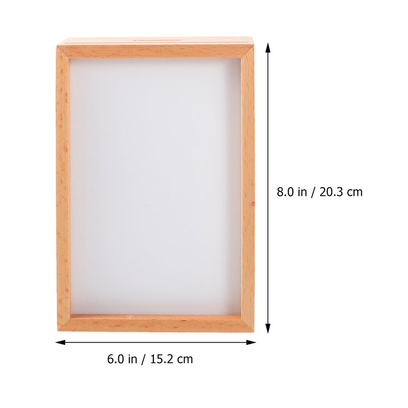 Floral Display Frame, Versatile Wood Design for Photos and Dried Plants, Long-Lasting Use - Image 2