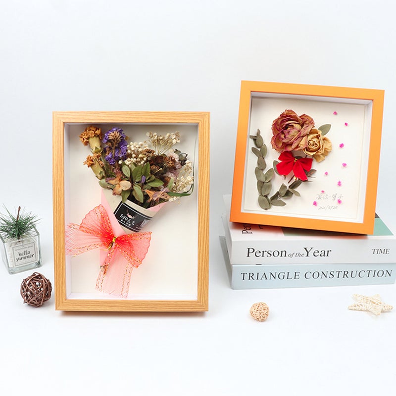 Floral Display Frame, Versatile Wood Design for Photos and Dried Plants, Long-Lasting Use - Image 5