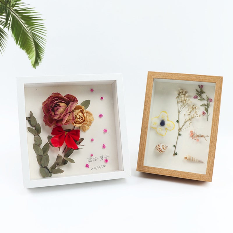 Floral Display Frame, Versatile Wood Design for Photos and Dried Plants, Long-Lasting Use - Image 4