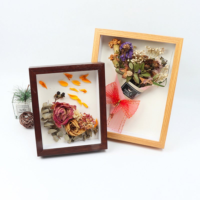 Floral Display Frame, Versatile Wood Design for Photos and Dried Plants, Long-Lasting Use - Image 3