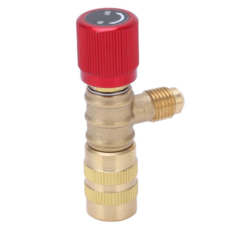 Refrigerant Charging Valve Liquid Safety Valve With 1/4 Inch Male And 5/16 Inch Female Thread Knurled Knob For R22 R410 R134A R404 HVAC Systems - Image 5