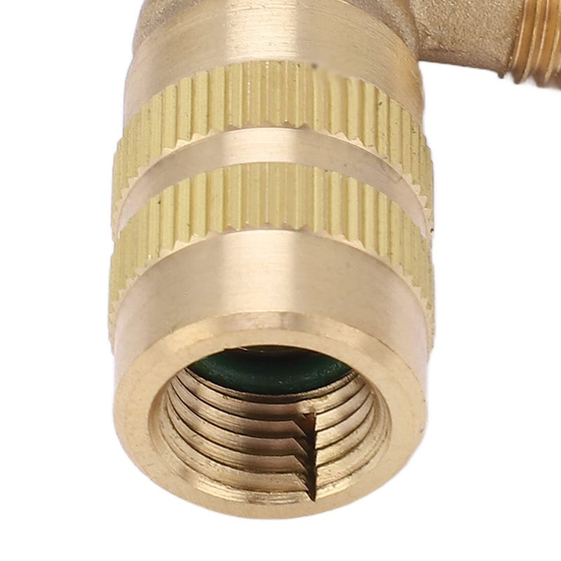 Refrigerant Charging Valve Liquid Safety Valve With 1/4 Inch Male And 5/16 Inch Female Thread Knurled Knob For R22 R410 R134A R404 HVAC Systems - Image 3