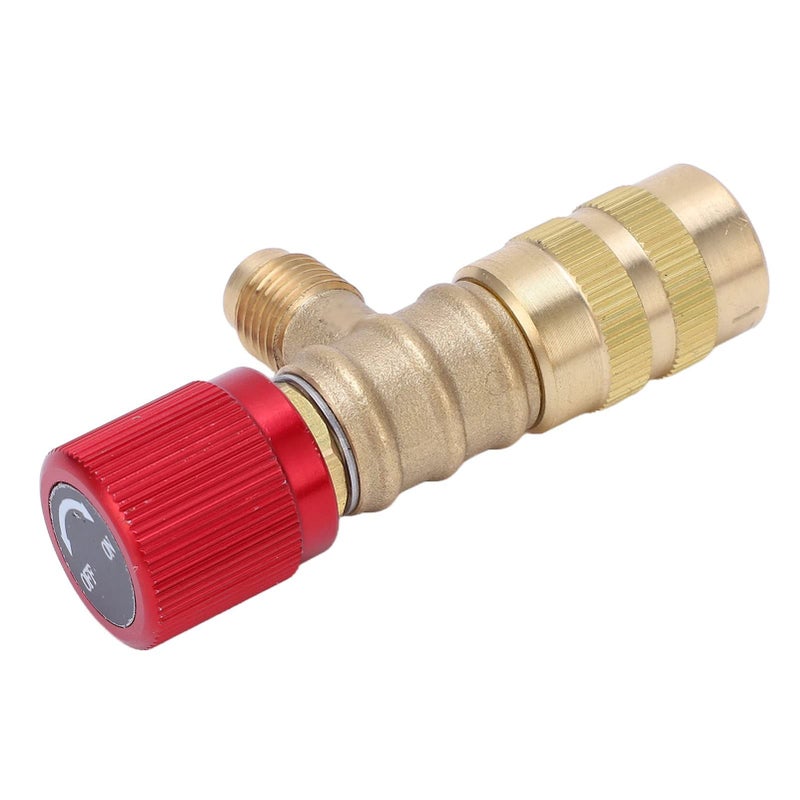 Refrigerant Charging Valve Liquid Safety Valve With 1/4 Inch Male And 5/16 Inch Female Thread Knurled Knob For R22 R410 R134A R404 HVAC Systems - Image 4