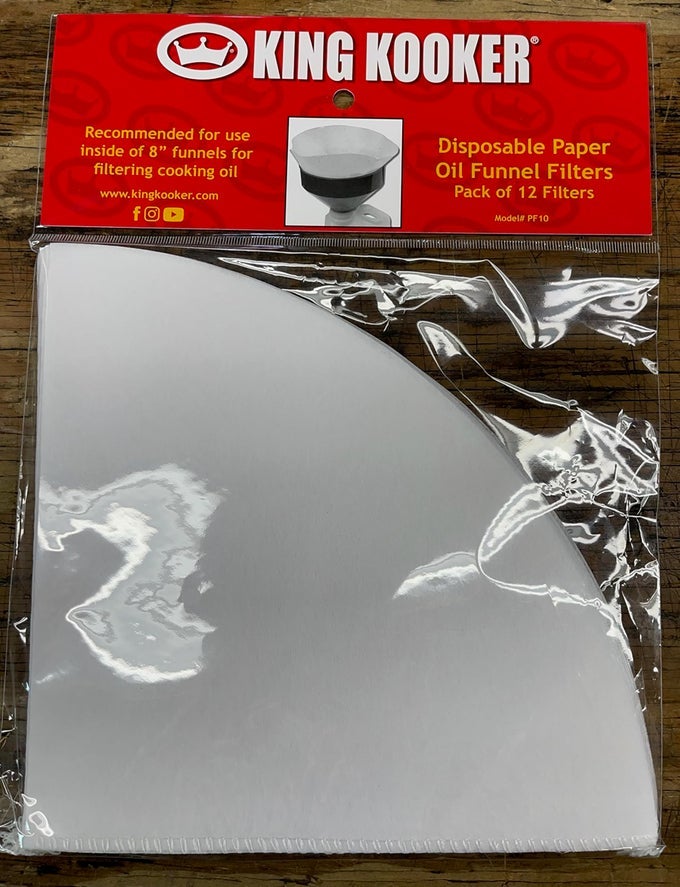 PF10 DISPOSABLE PAPER OIL FUNNEL FILTER