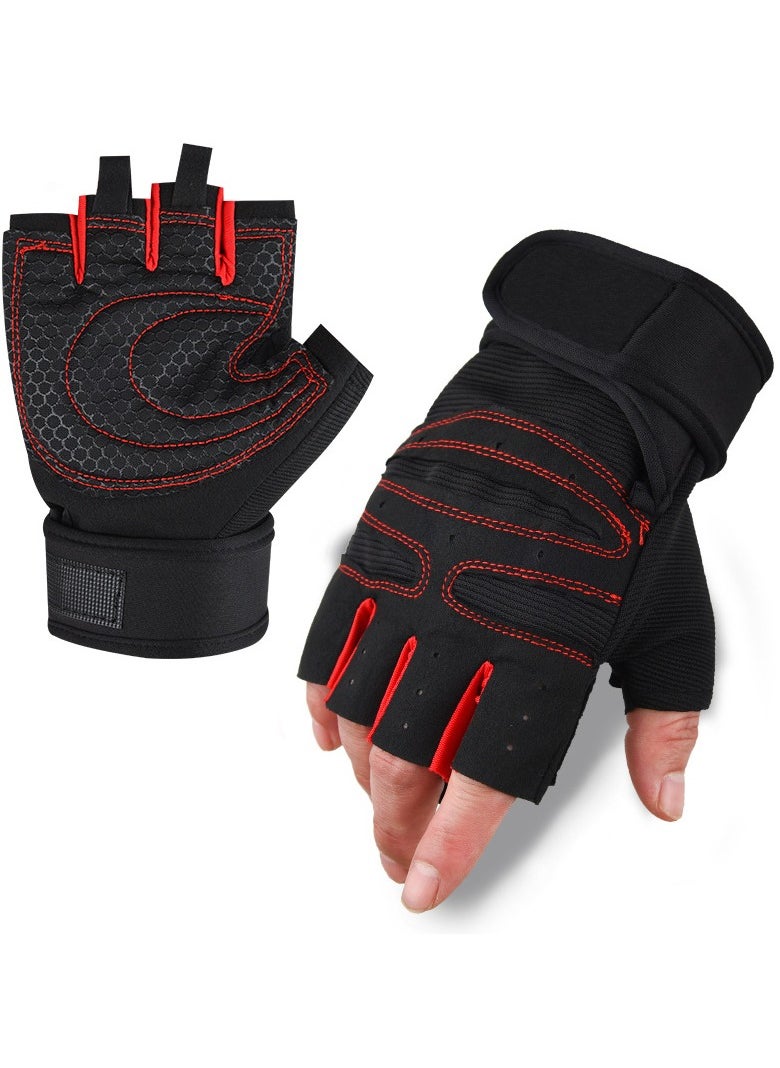 Fitness Weightlifting Outdoor Sports Anti-Slip Adjustable Velcro Strap Gloves,Size L - pzsku/Z4AC33C295982521BB8E4Z/45/_/1714225263/59929744-40a9-425b-9460-155f1d4d9fbf