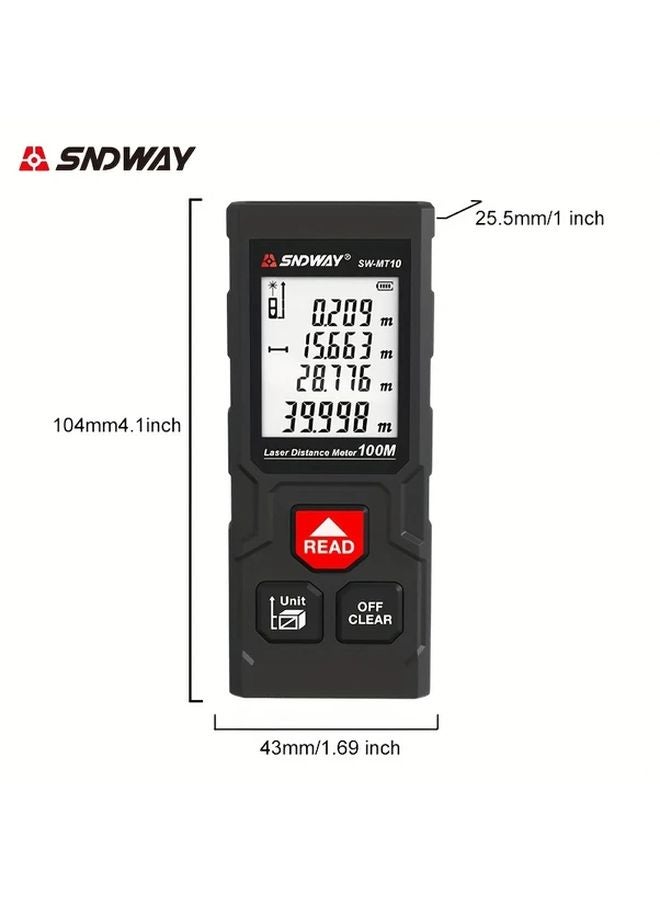 SNDWAY 40m Laser Distance Meter Area Volume Measurement Millimeter Accuracy - Image 3