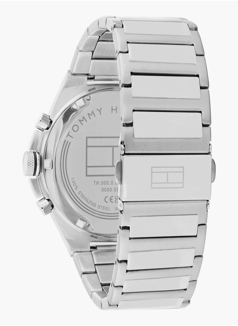 TOMMY HILFIGER Men's Dexter Black Dial Stainless Steel Watch - 1792087  - Image 4