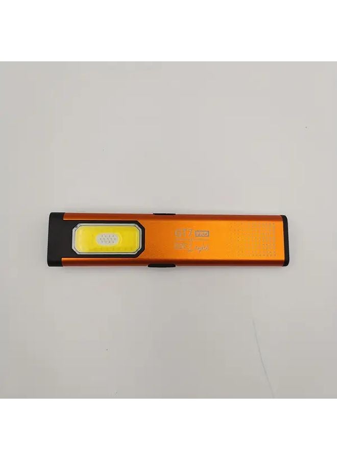 مصباح كلامب مصغر من سبائك الألومنيوم البرتقالي، محمول، شحن طوارئ، إضاءة فائقة السطوع - Image 1