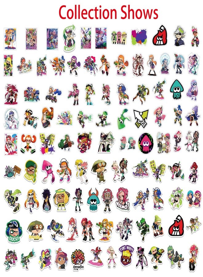 Pounchi Splash Game Stickers (100 Pcs) Cartoon Video Game PVC Sticker, Gifts for Laptop Water Bottle Skateboard Party Supplies Decorations Teens Kids - Image 2