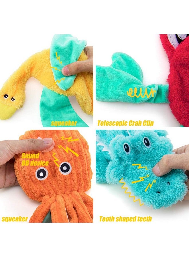 AWOOF Dog Toys No Stuffing, 5 Pack Dog Squeaky Toys Durable Dog Chew Toy Set For Puppy Small Medium Large Dog - Image 3