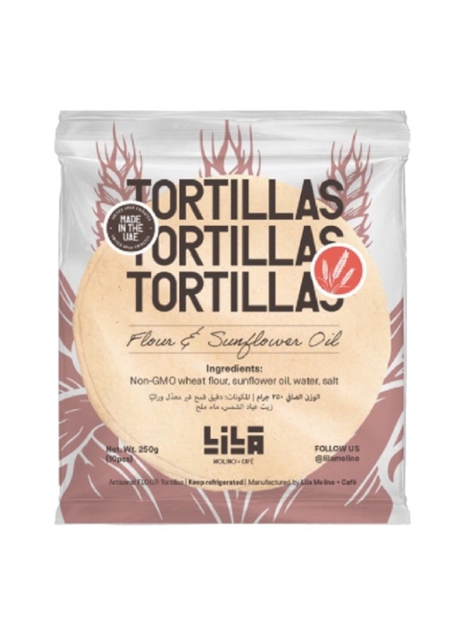 Flour Tortillas, Sunflower Oil - 250g, UAE