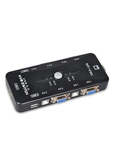Generic 4-Port HD USB 2.0 KVM Switch Box for PC/Monitor/Keyboard/Mouse Control  - Image 1