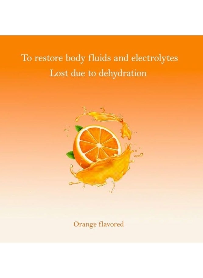 ORS ORSNEED Orange Oral Rehydration Salts BP For Oral Solution 4.2 g, 10 Sachets  - Image 2