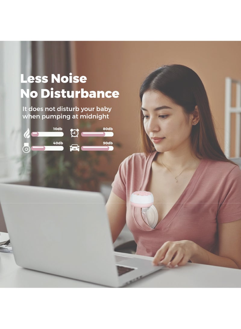 Nurtur Cozi "Flex" Wearable Pump Hands Free Breast Pump,  Express More Milk in Less Time Ultra-Lightweight Wireless Low Noise Single Electric Pump with LCD Display, 150ml - White - Image 4