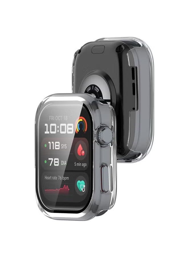 Huawei Watch D2 Case Hard PC Case with Tempered Glass Screen Protectors Full Protective Cover(Clear) - Image 2