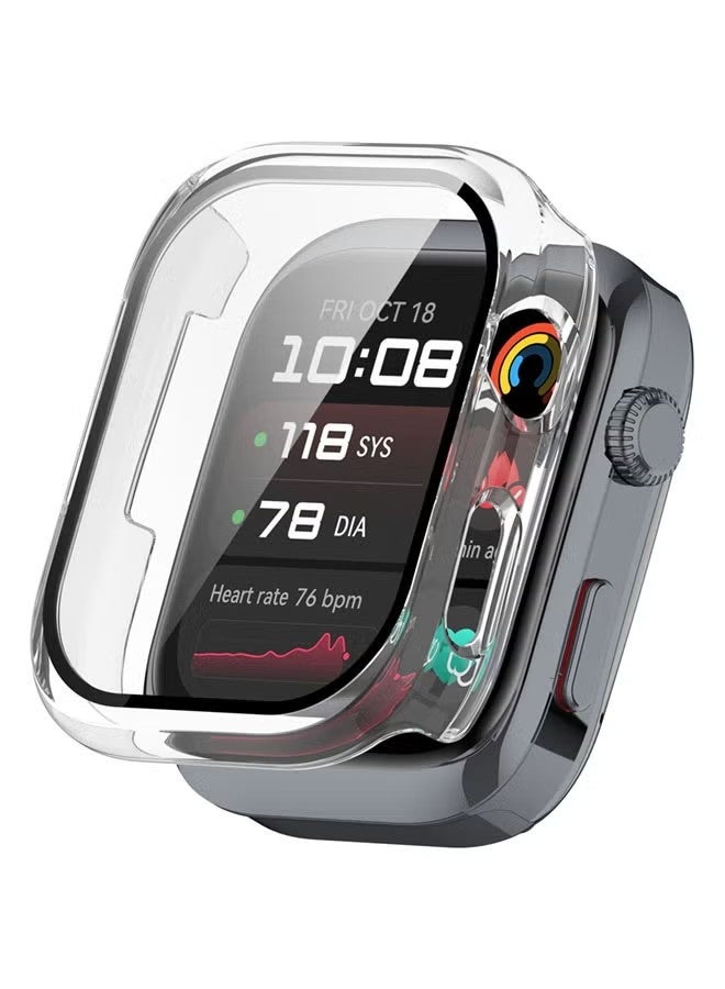 Huawei Watch D2 Case Hard PC Case with Tempered Glass Screen Protectors Full Protective Cover(Clear) - Image 1