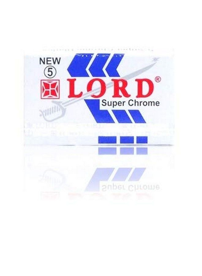 Lord Super Chrome Double Edge Safety Razor Blades 100 Blades (20X5)  - Image 3