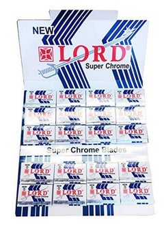 Lord Super Chrome Double Edge Safety Razor Blades 100 Blades (20X5)  - Image 2