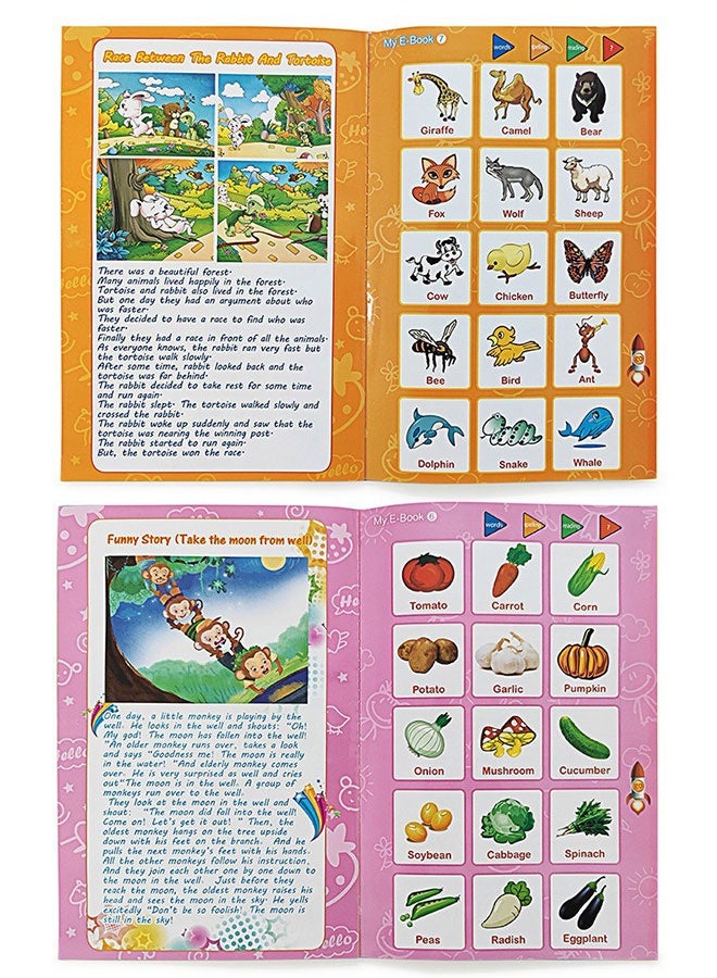 يو كليفر كتاب تعليمي إلكتروني، لوح قصص تعليمي باللغة الإنجليزية، لعبة تعليمية للأطفال - Image 3