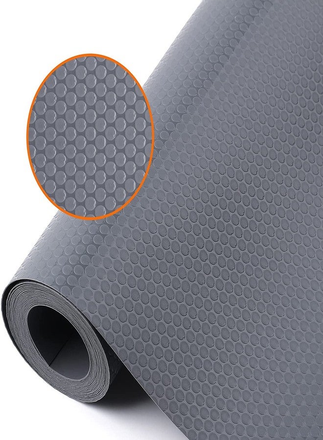 DBR 20 Mtrs EVA Anti-Slip Mat for Fridge, Kitchen Drawer,Shelf Liner (1 Roll, 20 Mtrs) Gray - Image 1