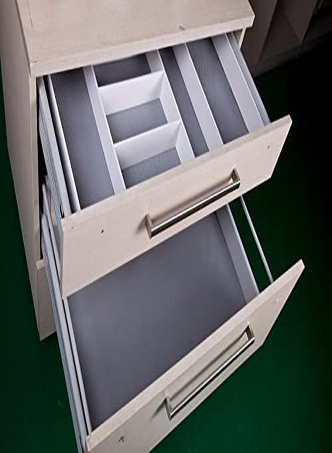 DBR 20 Mtrs EVA Anti-Slip Mat for Fridge, Kitchen Drawer,Shelf Liner (1 Roll, 20 Mtrs) Gray - Image 2