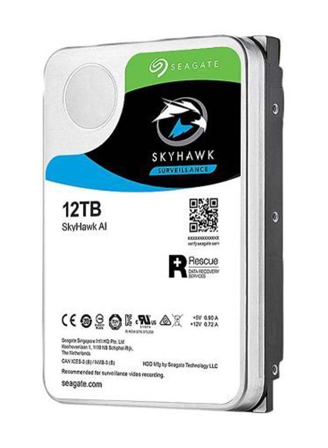 Seagate SkyHawk AI, Surveillance Internal Hard Drive HDD – 3.5 Inch SATA 6 Gb/s 256 MB Cache for DVR NVR Security Camera System, and Three-year Rescue Services (ST12000VE0008) 12 TB - Image 2