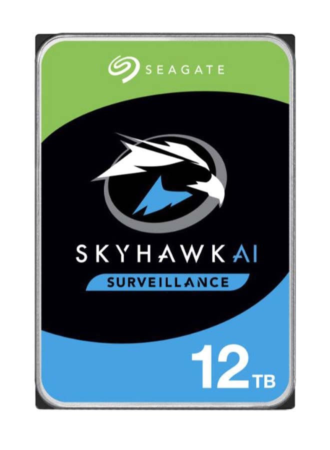 Seagate SkyHawk AI, Surveillance Internal Hard Drive HDD – 3.5 Inch SATA 6 Gb/s 256 MB Cache for DVR NVR Security Camera System, and Three-year Rescue Services (ST12000VE0008) 12 TB - Image 1