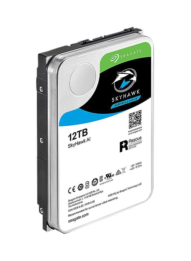 Seagate SkyHawk AI, Surveillance Internal Hard Drive HDD – 3.5 Inch SATA 6 Gb/s 256 MB Cache for DVR NVR Security Camera System, and Three-year Rescue Services (ST12000VE0008) 12 TB - Image 3