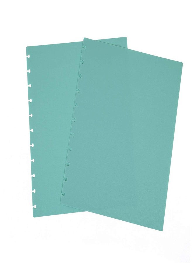 Talia Discbound Notbook - Cover and Disc Set (Set 4 (3pk), Letter Set) - Celestial Turquoise, Verdant Green, BBQ Mustard - Image 4
