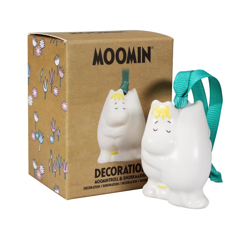 Half Moon Bay Moomin - Collectable - Hanging Decorations - Moomin Decoration - Moomintroll & Snorkmaiden - Image 1