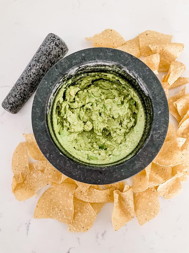 Cilio by Frieling Goliath Natural Granite Mortar and Pestle Set, Grinder for Spices and Seeds, 5 Inches Tall - Image 3