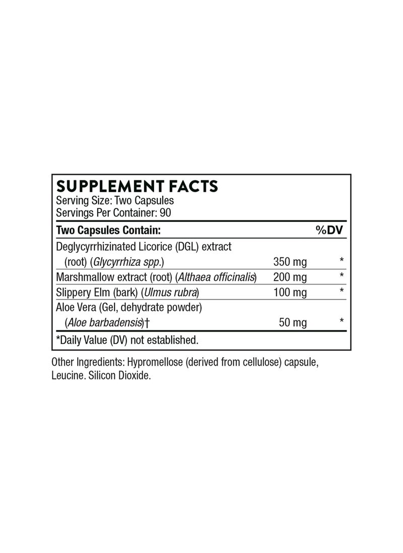 Thorne - GI-Relief- Botanical Supplement For GI Tract Support - 180 Capsules - Image 1