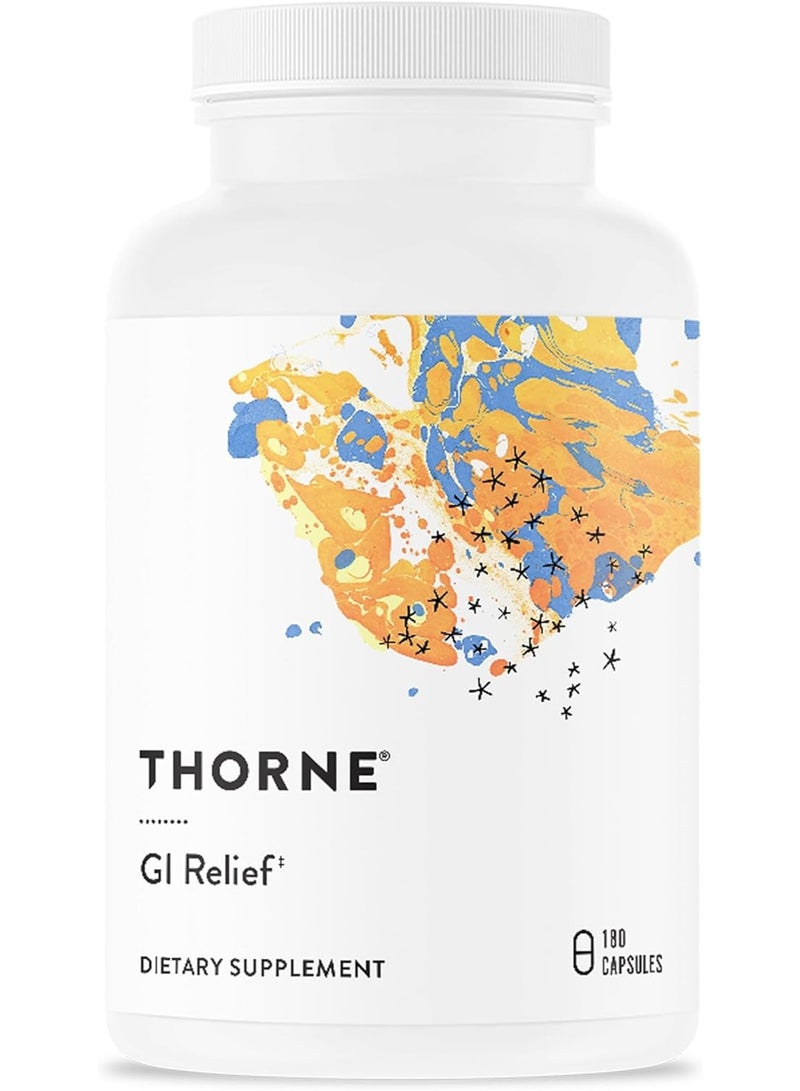 Thorne GI-Relief- Deitary Supplement -180 Capsules - Image 1