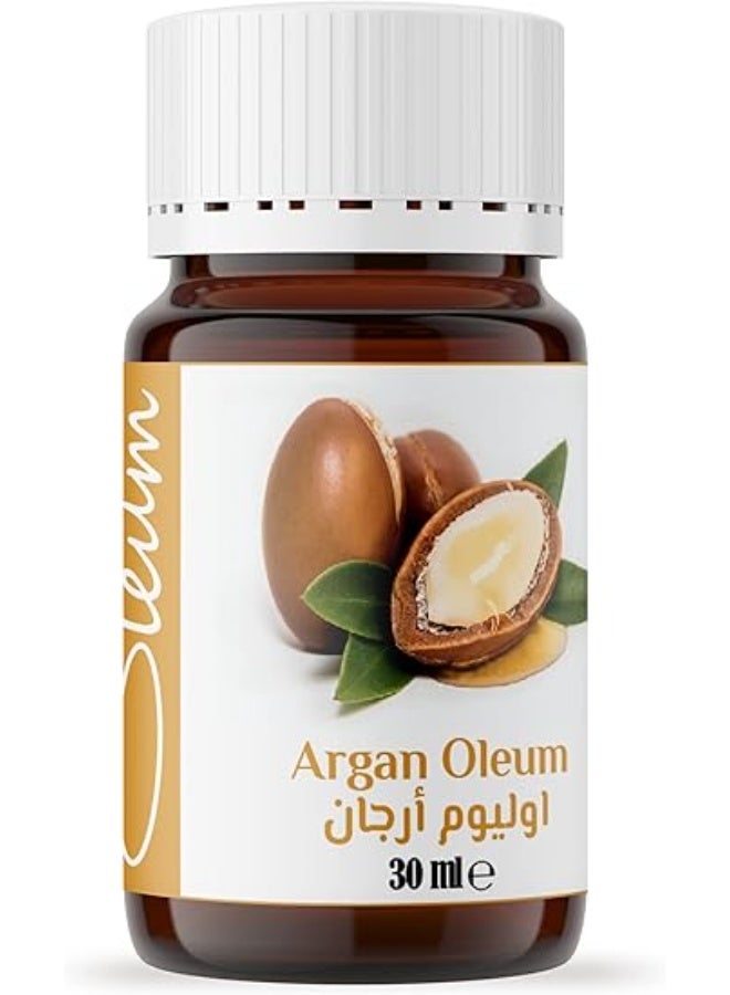 أوليوم زيت أوليوم أرجان مغربي نقي - 30 مل - زيت طبيعي 100% وعصرة باردة للعناية المكثفة بالشعر والبشرة. - Image 1