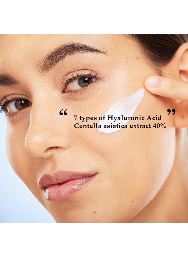 PRETTYSKIN PS.PRETTYSKIN Centella Asiatica Extract 40% Korean skin care Moisturizing Facial Cream 1.75fl.oz.(52ml) with Hyaluronic Acid, Ceramide & Shea Butter- Helps soothe sensitive and irritated skin - Image 5