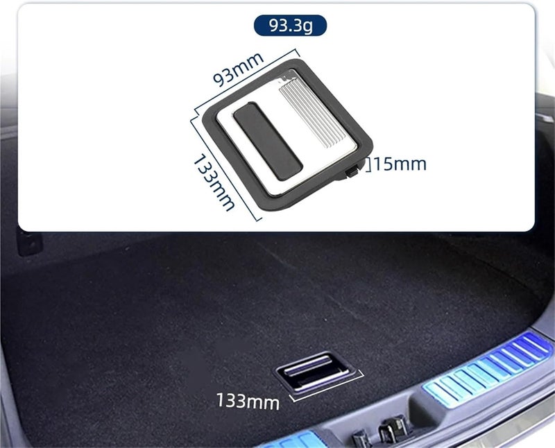 Wivplex Rear Luggage Trunk Boot Mat Handle for Geely BoYue - Image 4