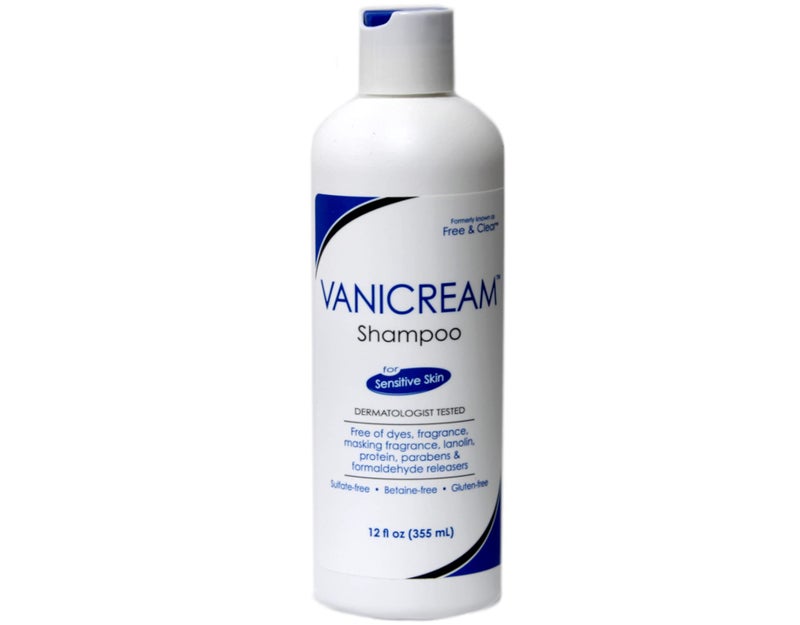 Vanicream Shampoo for Sensitive Skin, Dermatologist Tested, Free of Dyes, Fragrance, Parabens and Formaldehyde Releasers, Sulfate-Free, 12 fl oz (Pack of 3) - Image 1