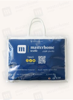 Master Home Textile Waterproof Mattress Protector, For Single and Half Size Bed, Fitted Sheet Style Mattress Cover with 30 cm deep pocket, Washable and Comfortable  - Image 4