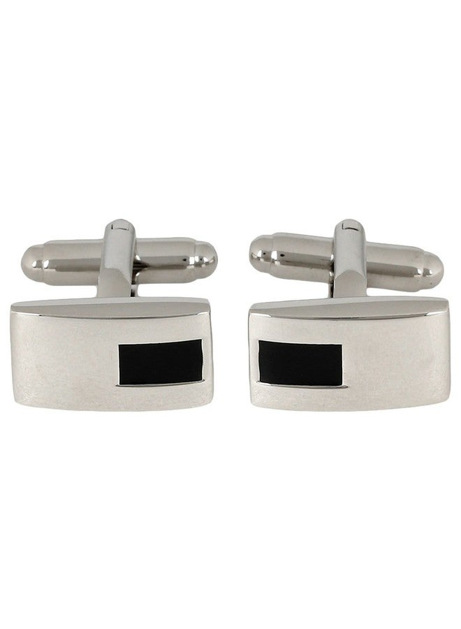 Peluche Black Onyx Stone Cufflinks for Men - Image 2