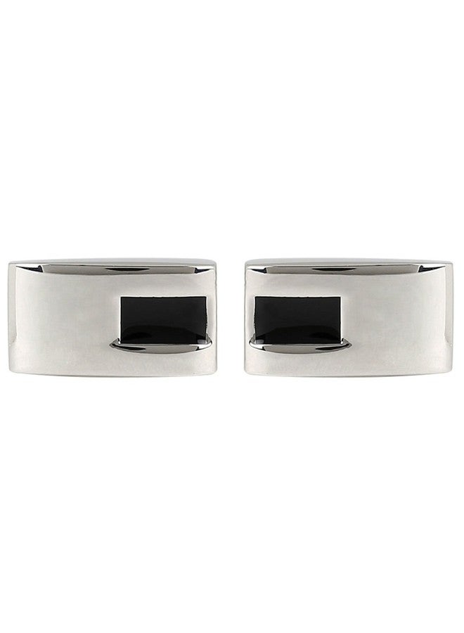 Peluche Black Onyx Stone Cufflinks for Men - Image 1