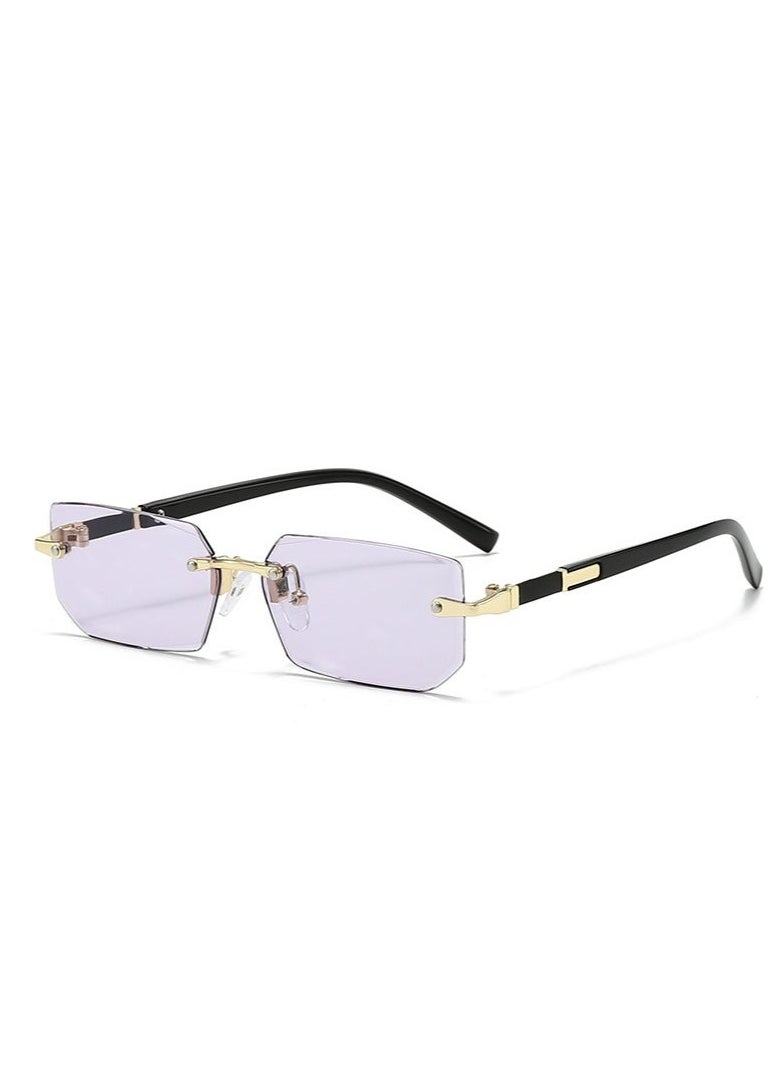 Gasin New Rimless Fashion Trend Sunglasses Personalized Sunglasses UV Protection Unisex  - Image 1