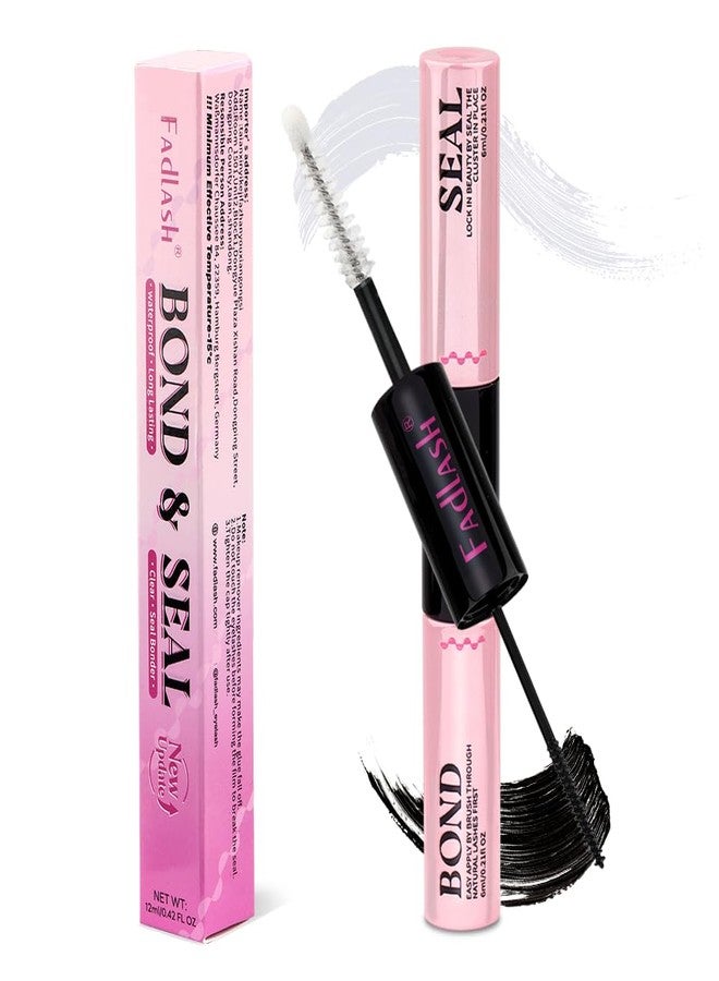 FADLASH FASLASH Bond and Seal Lash Glue 12ML Lash Cluster Glue Lash Bond and Seal Waterproof Eyelash Glue for Eyelash Extensions Hold 48-72 Hours - Image 1