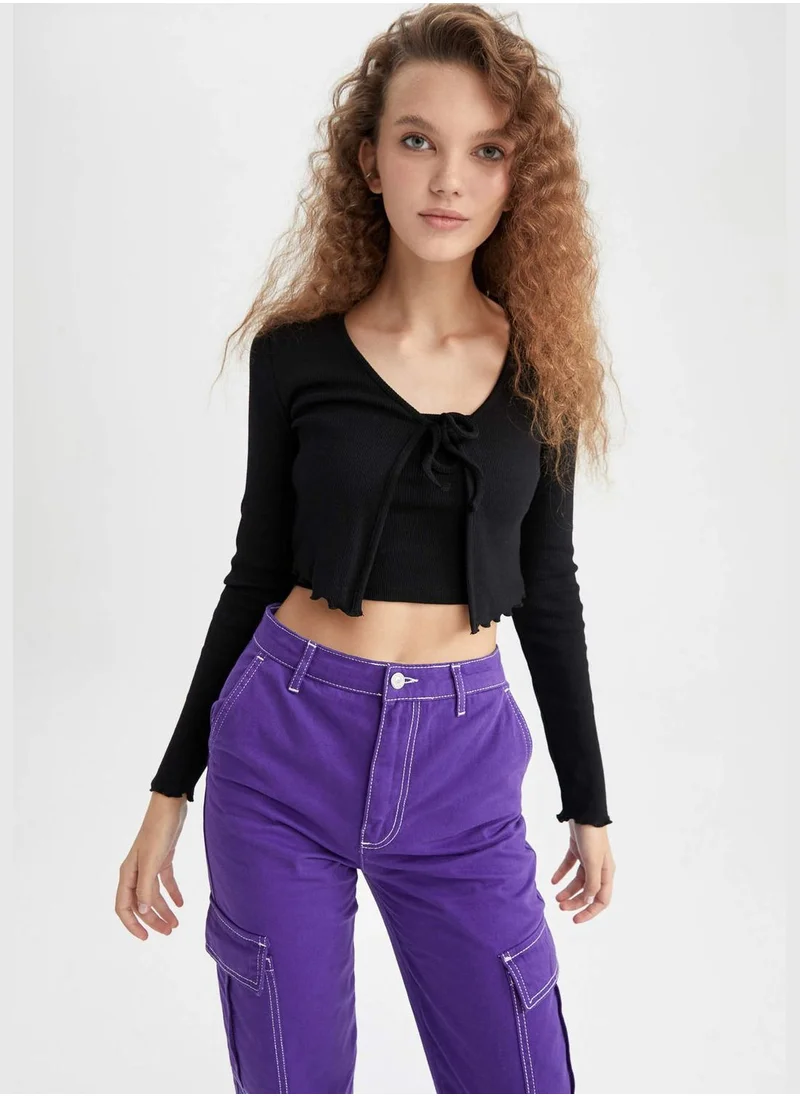 DeFacto Woman Fitted Knitted Cardigan