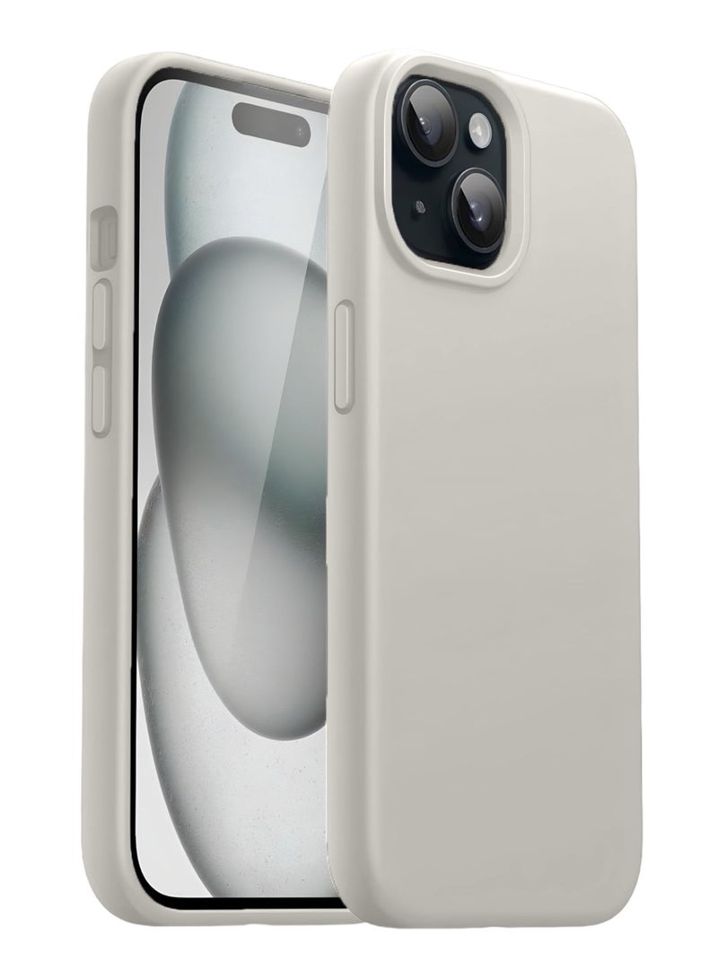 Mida iPhone 15 Silicone Case Cover, full body protection case with a soft silky feel, shockproof cover with microfiber lining  - Image 1
