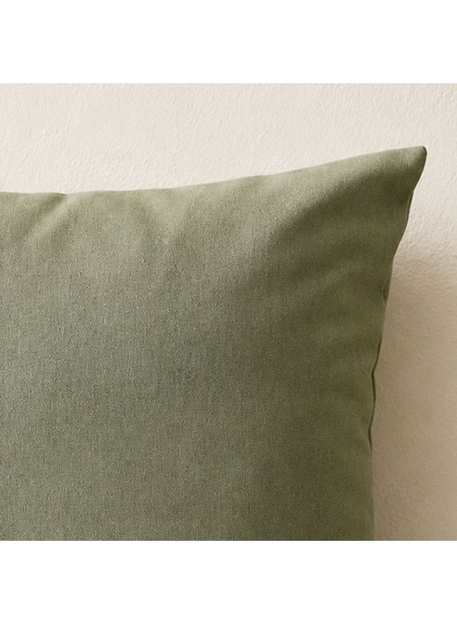 DANUBE HOME Toss Pillow Canvas Leaf 45x45cm, Green, Mackintosh, Outdoor Toss Pillow For Garden Seating, For Garden, Poolside, Patio And Family Outdoor Use - Image 2