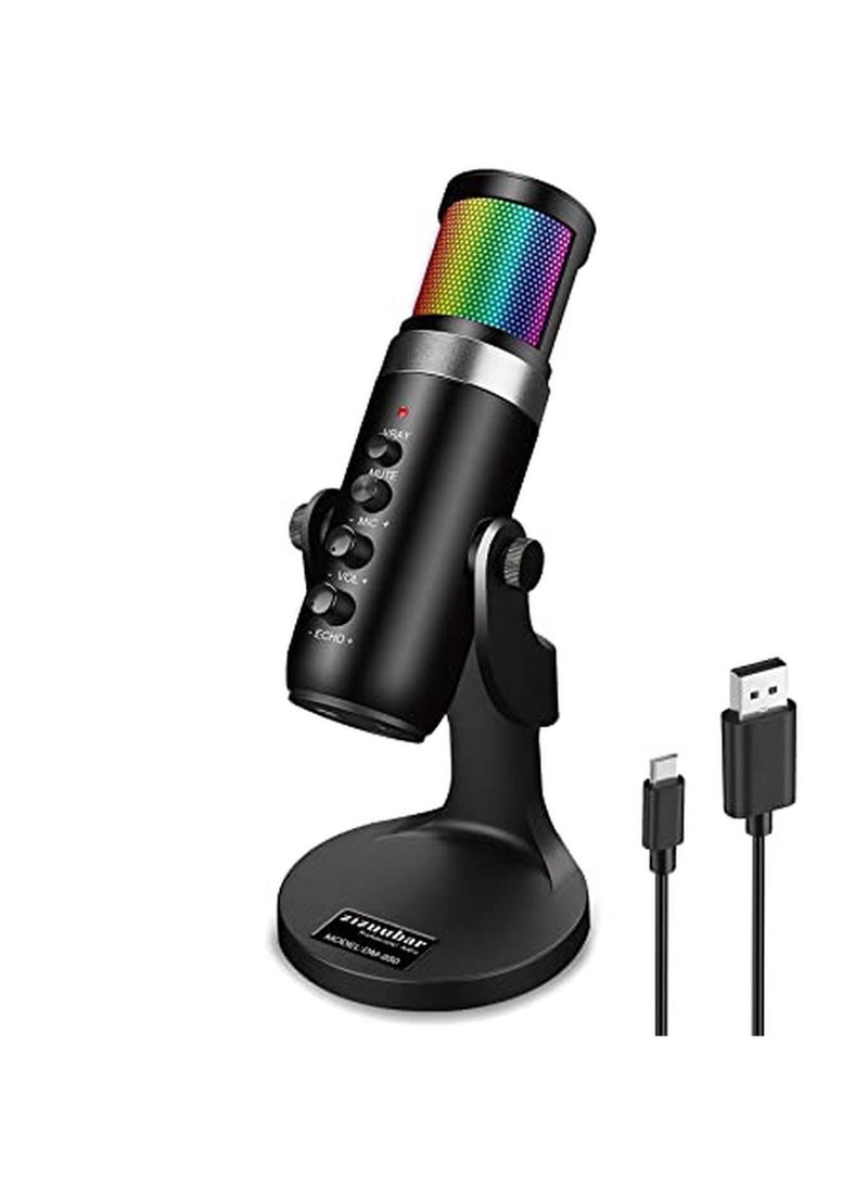 Jmary PW9 Professional Metal Voice USB Condenser Studio And Podcast Recording Gaming Microphones - Image 1