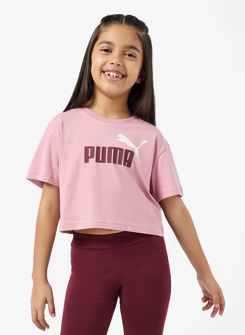 PUMA Youth Essential Logo Shorts - Image 1