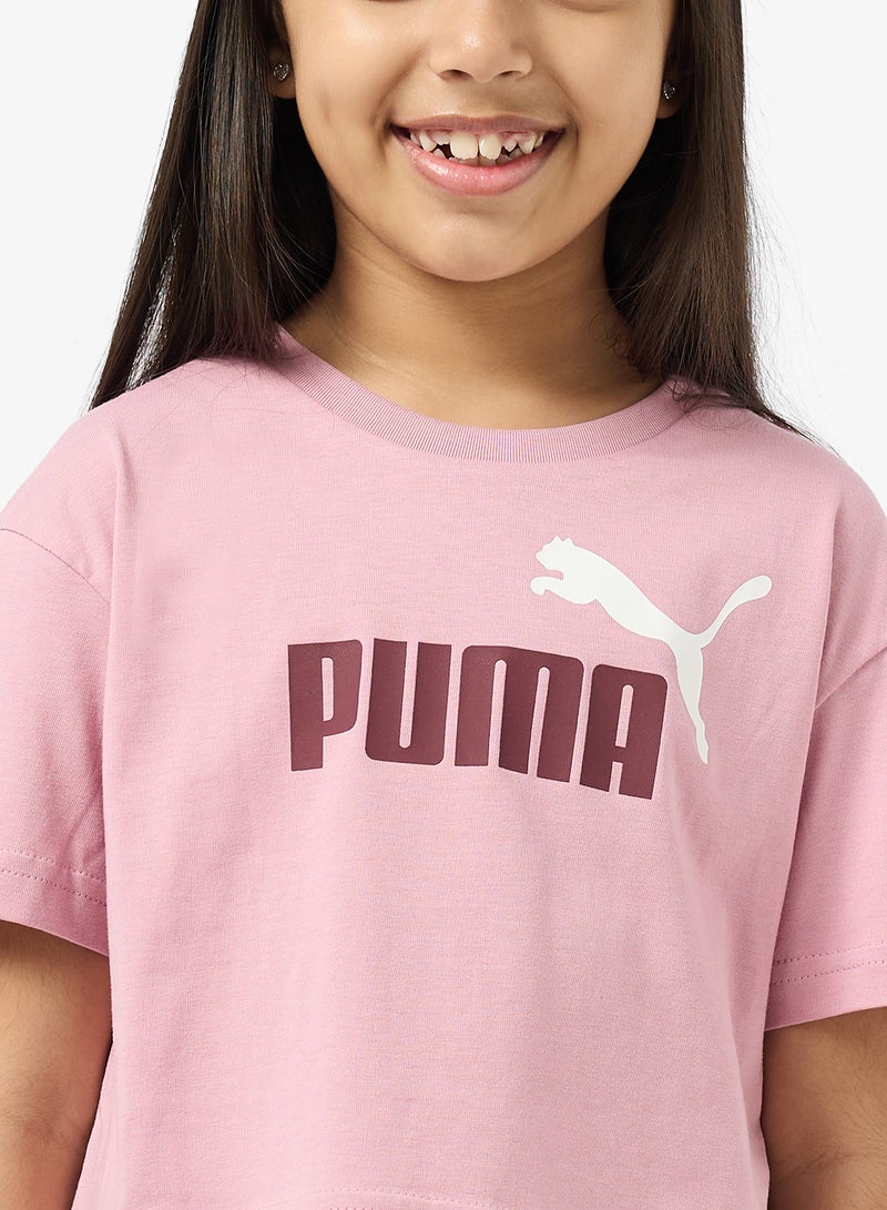 PUMA Youth Essential Logo Shorts - Image 3